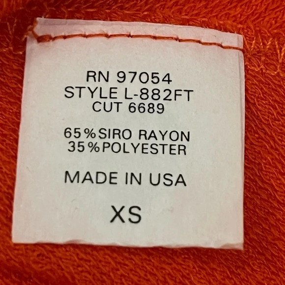 Lanston Sleeveless V Neck Drop Waist Mini Dress Womens XS Orange - Picture 9 of 14